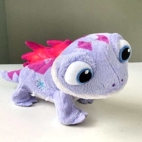 Disney Frozen 2 Bruni Animated Plush Walks, Glows, Sounds Fire Spirit Salamander - Picture 1 of 13